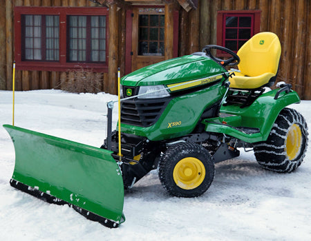 John Deere Lawn Snow Plow Attachment For Lawn Mower John Deere