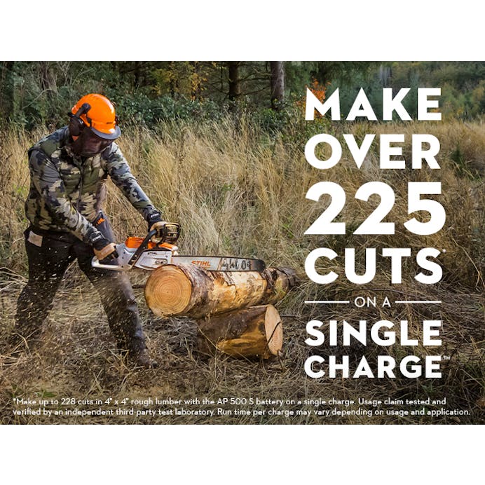 Make over 225 cuts on a single charge