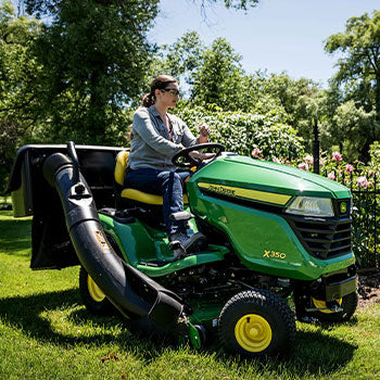 USED - JOHN DEERE X354 TRACTOR W/ 42" DECK & MCS